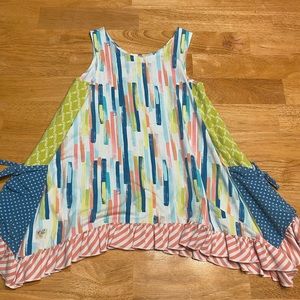 Wild Flowers Size 10 tunic top!